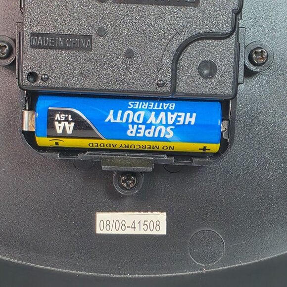 Sterling & Noble Large Wall Clock With Roman Numerals & Thermometer 13" Vintage - Picture 8 of 10